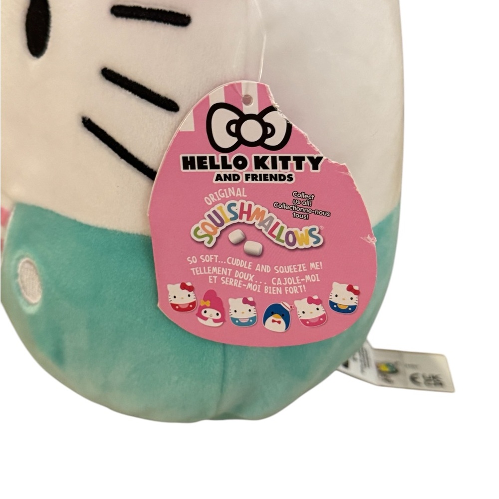 ❌SOLD❌ Hello Kitty 8” Squishmallow with Partially-torn Tag - Picture 3 of 7